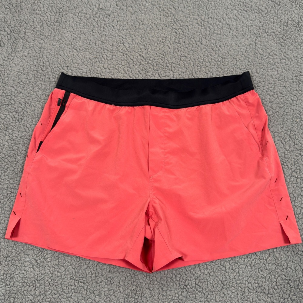 Ten Thousand The Interval Short Mens XXL Coral Pink Training Running TTSH002V3